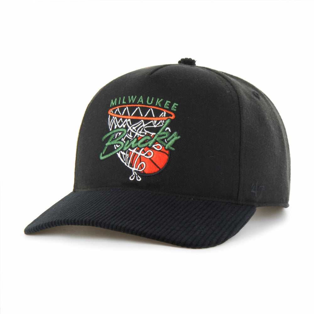 47 brand Milwaukee Bucks '47 Nothing But Net Hitch Adjustable Hat Black