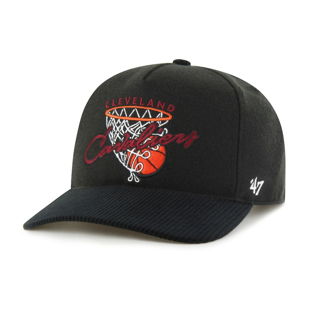 47 brand Cleveland Cavaliers '47 Nothing But Net Hitch Adjustable Hat Black
