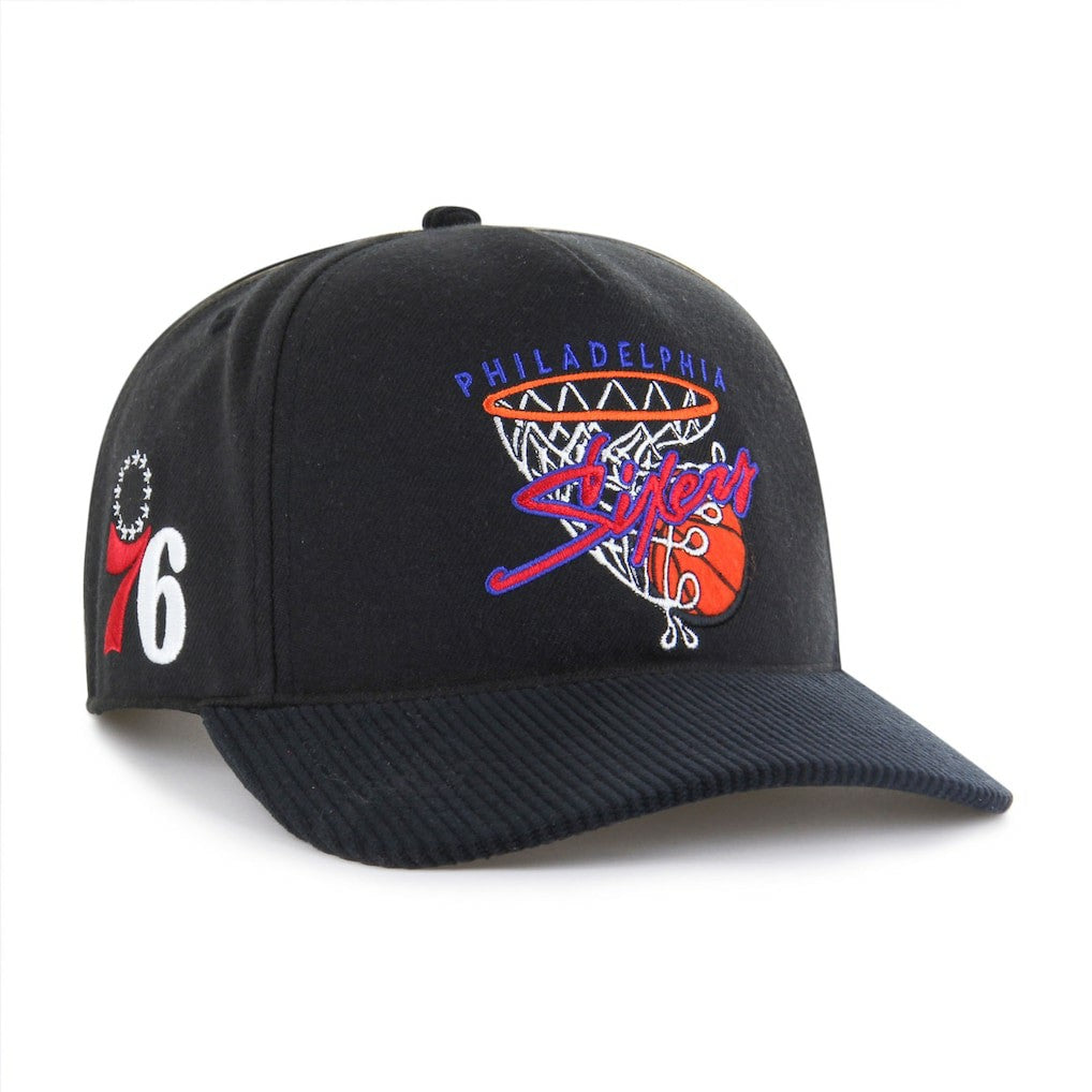 47 brand Philadelphia 76ers '47 Nothing But Net Hitch Adjustable Hat Black