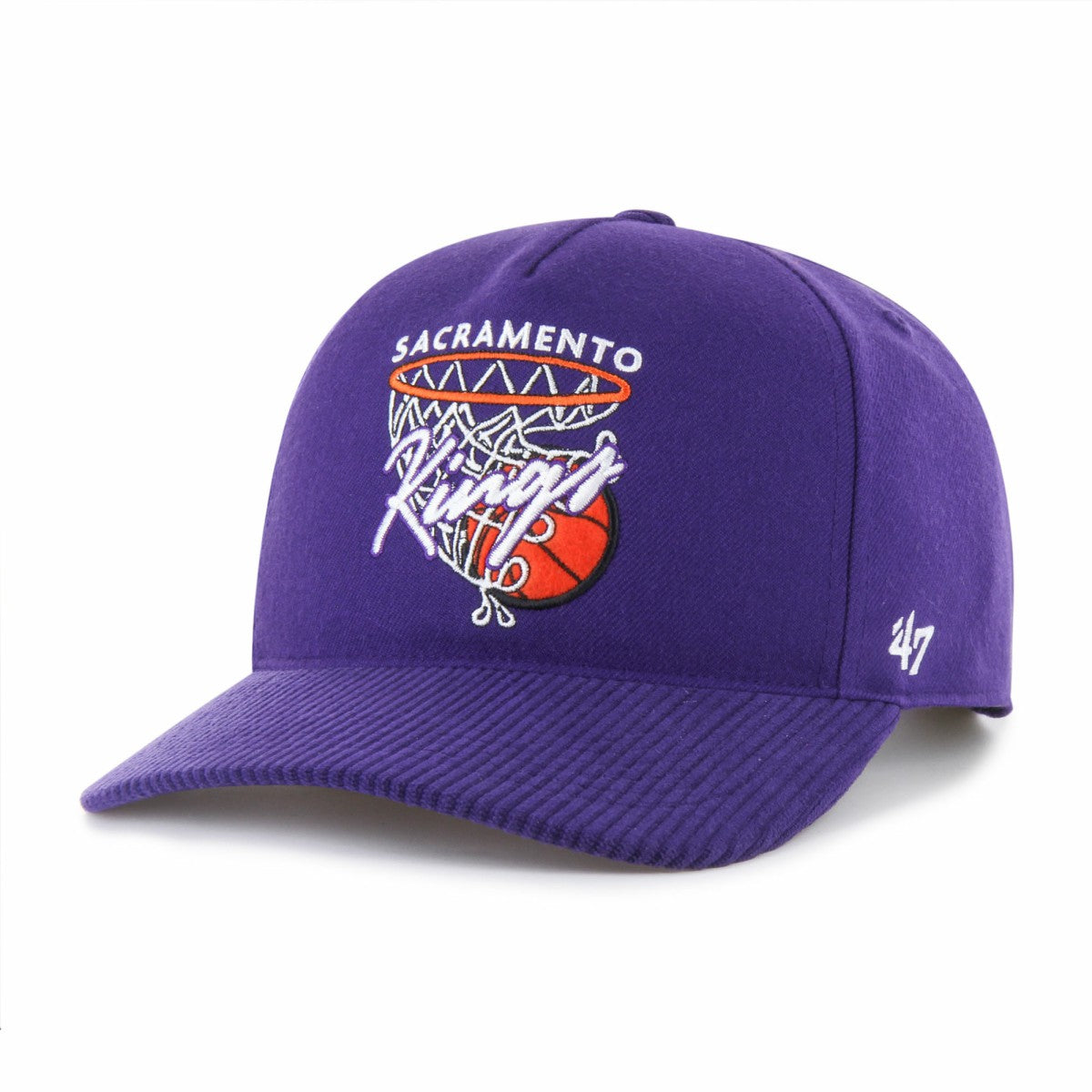 47 brand Sacramento Kings '47 Nothing But Net Hitch Adjustable Hat Purple
