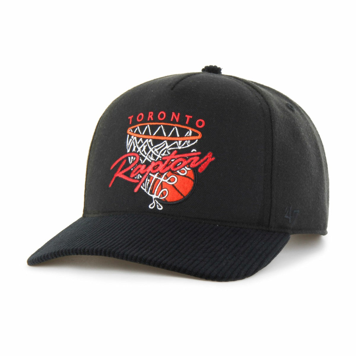 47 brand Toronto Raptors '47 Nothing But Net Hitch Adjustable Hat Black