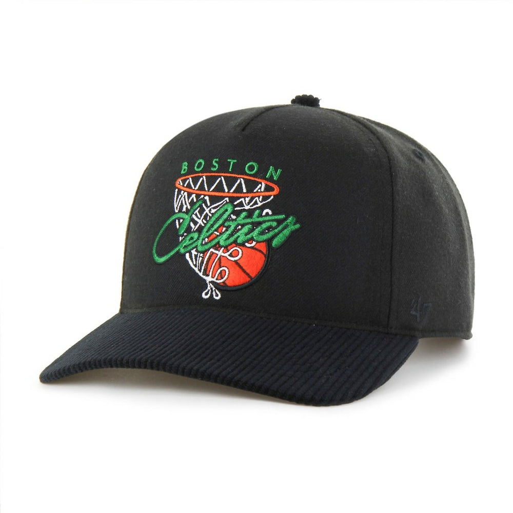 47 brand Boston Celtics '47 Nothing But Net Hitch Adjustable Hat Black