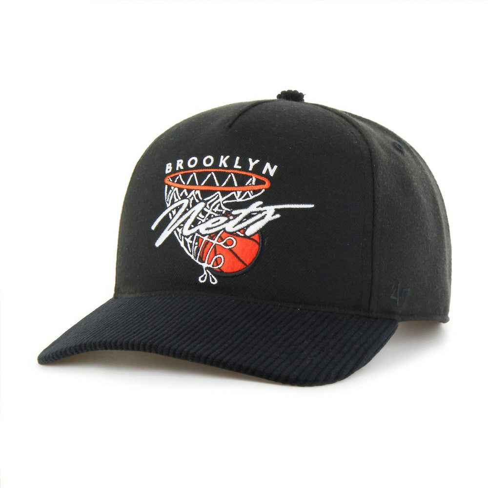 47 brand Brooklyn Nets '47 Nothing But Net Hitch Adjustable Hat Black