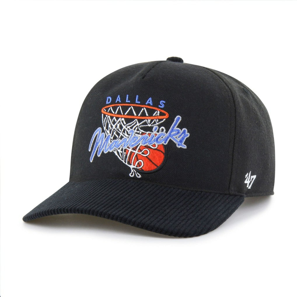 47 brand Dallas Mavericks '47 Nothing But Net Hitch Adjustable Hat Black