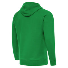 Golden State Warriors Antigua St. Patrick's Day Victory Raglan Pullover Hoodie Kelly Green