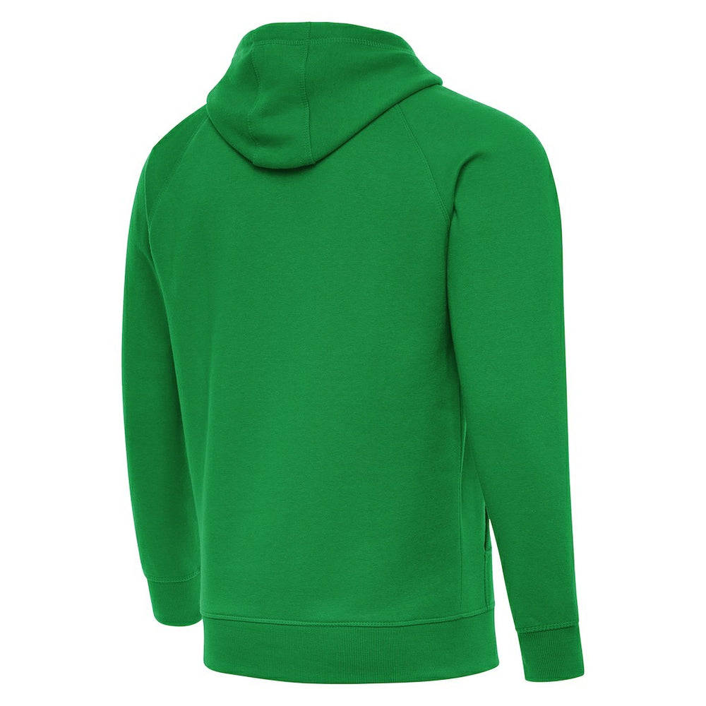 Cleveland Cavaliers Antigua St. Patrick's Day Victory Raglan Pullover Hoodie Kelly Green