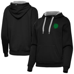 Boston Celtics Antigua Women's St. Patrick's Day Victory Pullover Hoodie Black