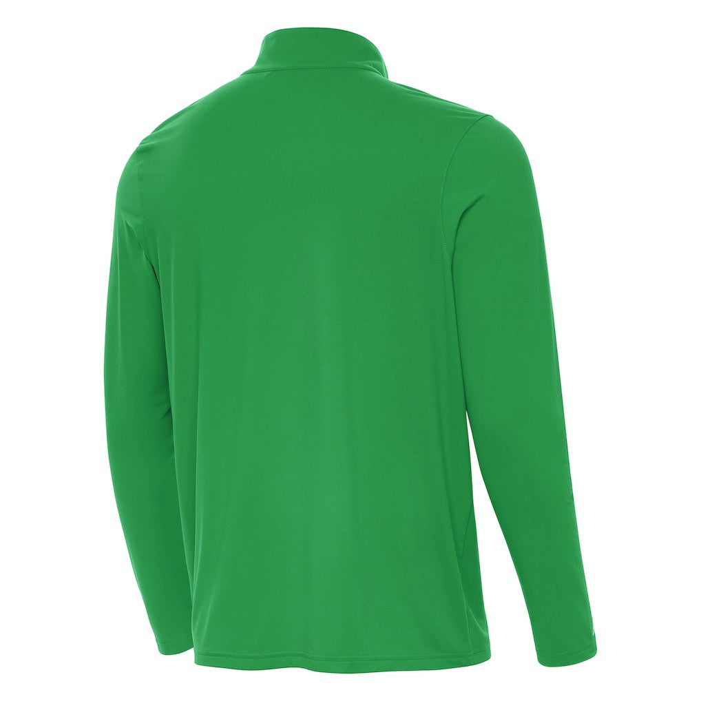 Denver Nuggets Antigua St. Patrick's Day Intent Quarter-Zip Jacket Kelly Green