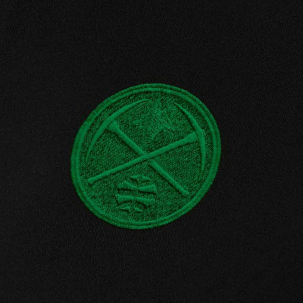 Denver Nuggets Antigua Women's St. Patrick's Day Intent Quarter-Zip Top Black