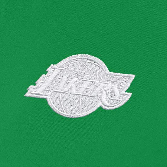 Los Angeles Lakers Antigua Women's St. Patrick's Day Intent Quarter-Zip Top Kelly Green