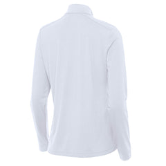 Milwaukee Bucks Antigua Women's St. Patrick's Day Intent Quarter-Zip Top White