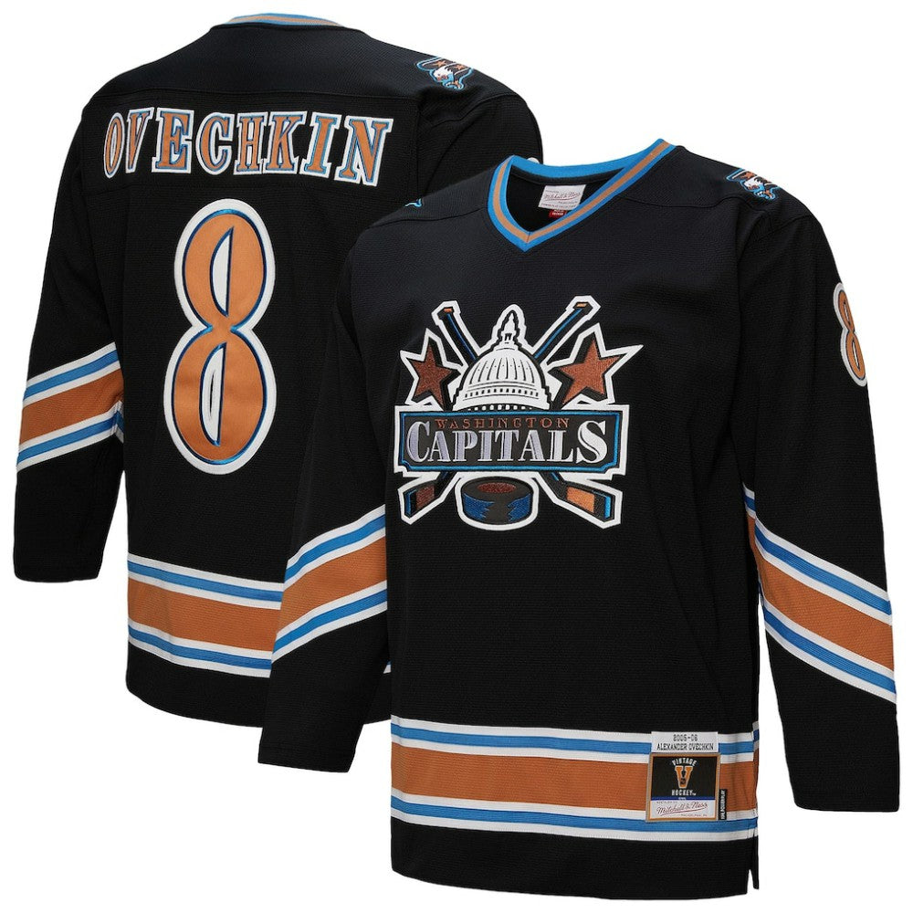 Alexander Ovechkin Washington Capitals Mitchell & Ness 2005/06 Power Play Jersey - Black | NHL Lifestyle