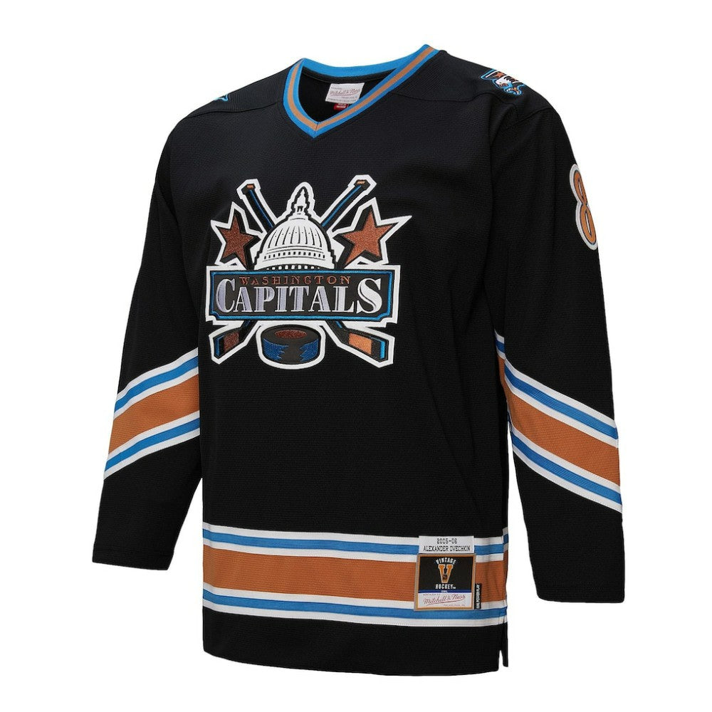 Alexander Ovechkin Washington Capitals Mitchell & Ness 2005/06 Power Play Jersey - Black | NHL Lifestyle