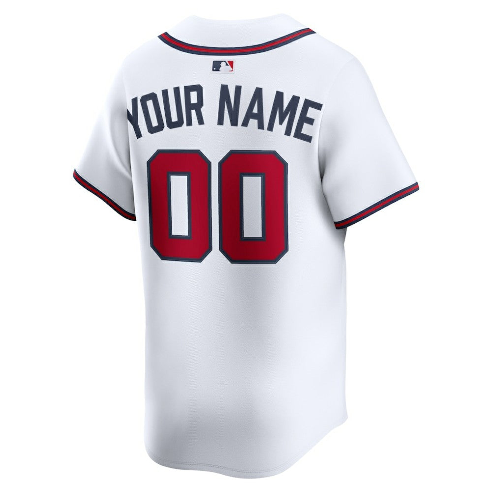 Atlanta Braves Nike Home Limited Custom Jersey Discount