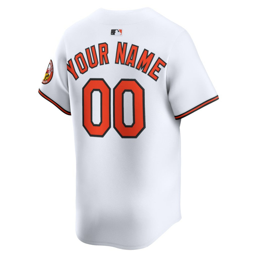 Baltimore Orioles Nike Home Limited Custom Jersey Discount