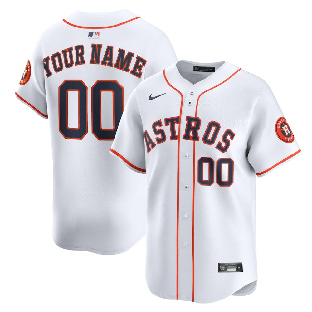 Houston Astros Nike Home Limited Custom Jersey Near Me