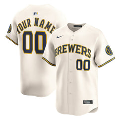 Milwaukee Brewers Nike Home Limited Custom Jersey Near Me