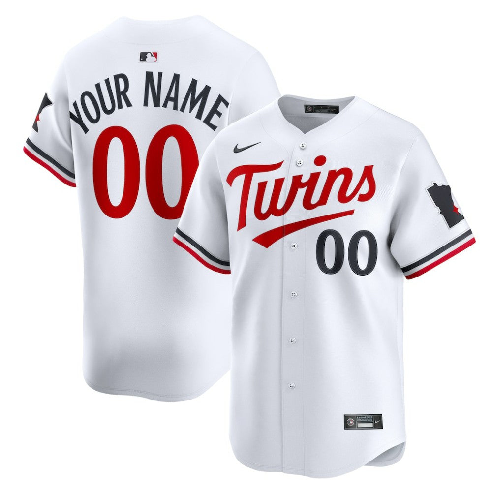 Minnesota Twins Nike Home Limited Custom Jersey Outlet