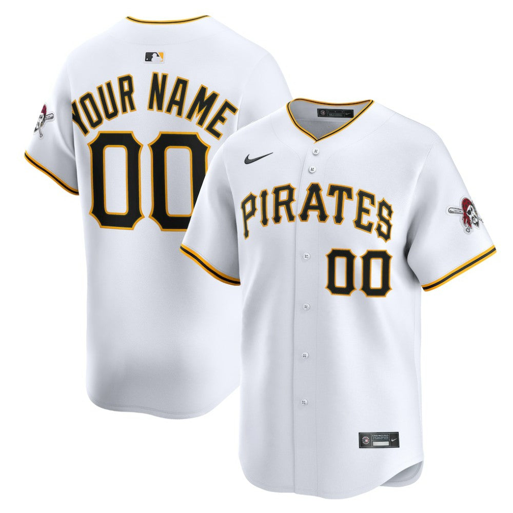 Pittsburgh Pirates Nike Home Limited Custom Jersey Near Me