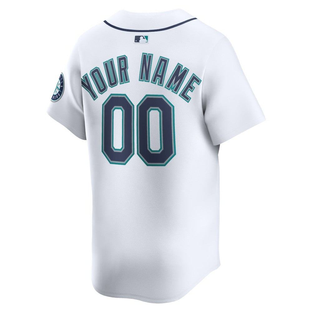 Seattle Mariners Nike Home Limited Custom Jersey Discount