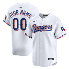 Texas Rangers Nike Home Limited Custom Jersey Online