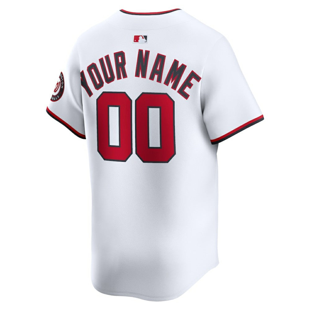 Washington Nationals Nike Home Limited Custom Jersey Online