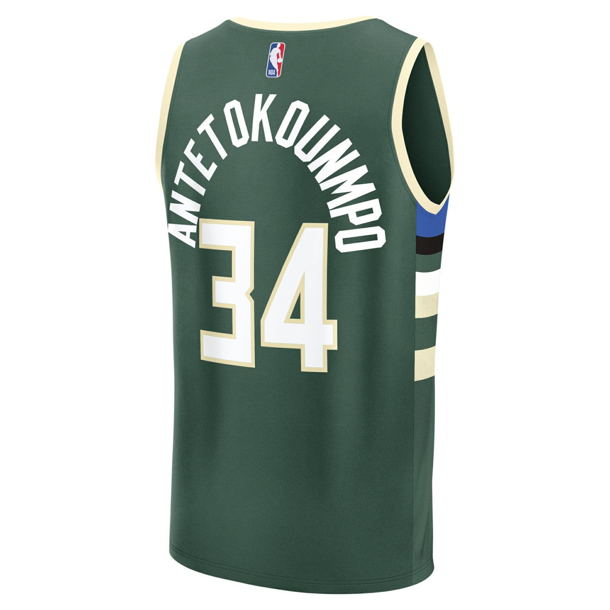 Fanatics Giannis Antetokounmpo Milwaukee Bucks Fast Break Replica Player Jersey Icon Edition Hunter Green