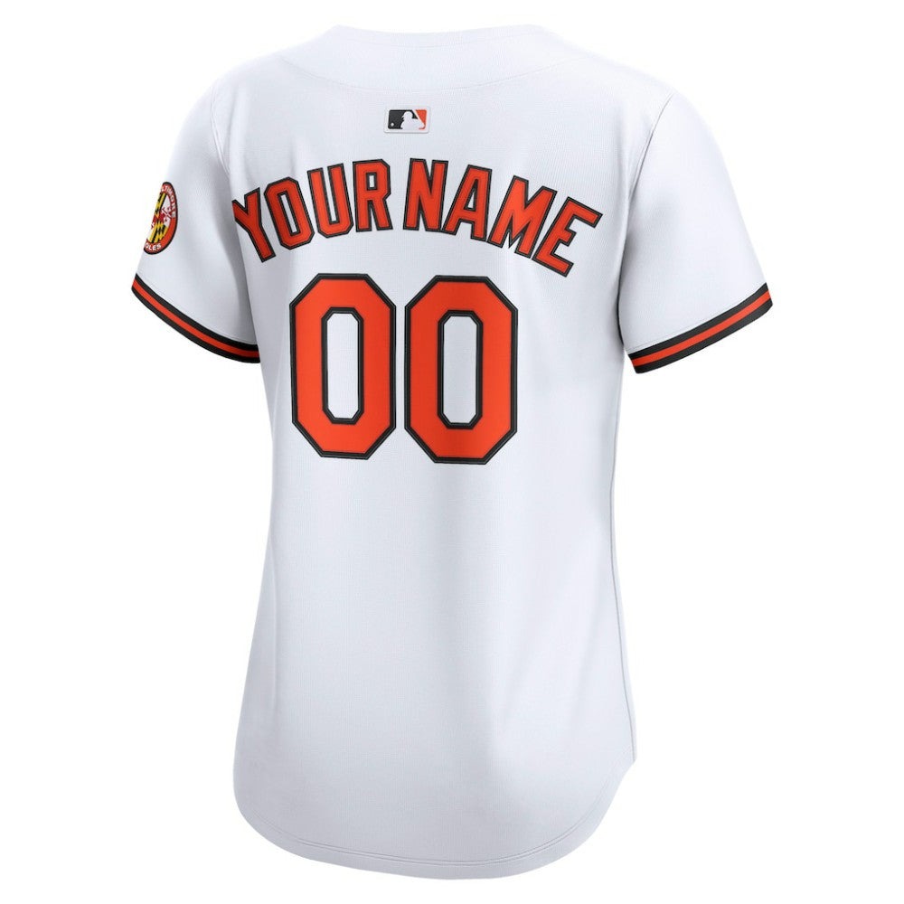 Baltimore Orioles Nike Women's Home Limited Custom Jersey Discount