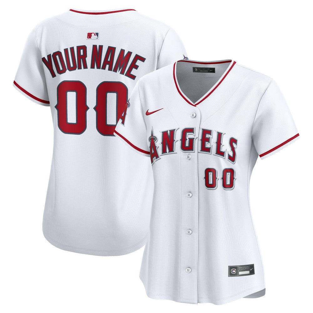 Los Angeles Angels Nike Women's Home Limited Custom Jersey Discount