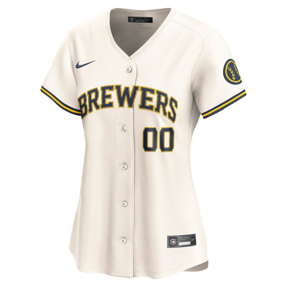 Milwaukee Brewers Nike Women's Home Limited Custom Jersey Online