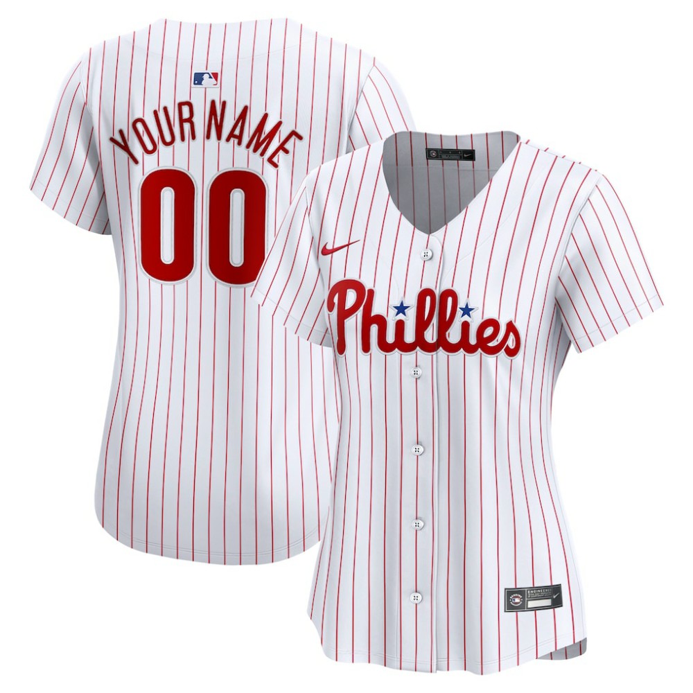 Philadelphia Phillies Nike Women's Home Limited Custom Jersey Online