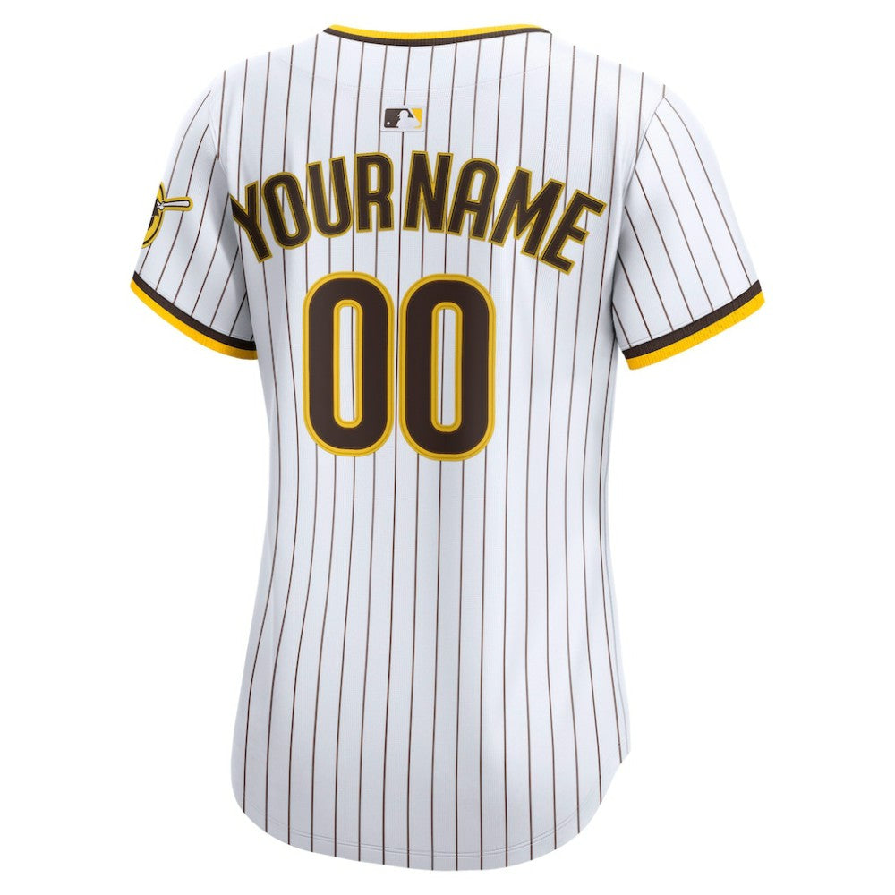 San Diego Padres Nike Women's Home Limited Custom Jersey Sale