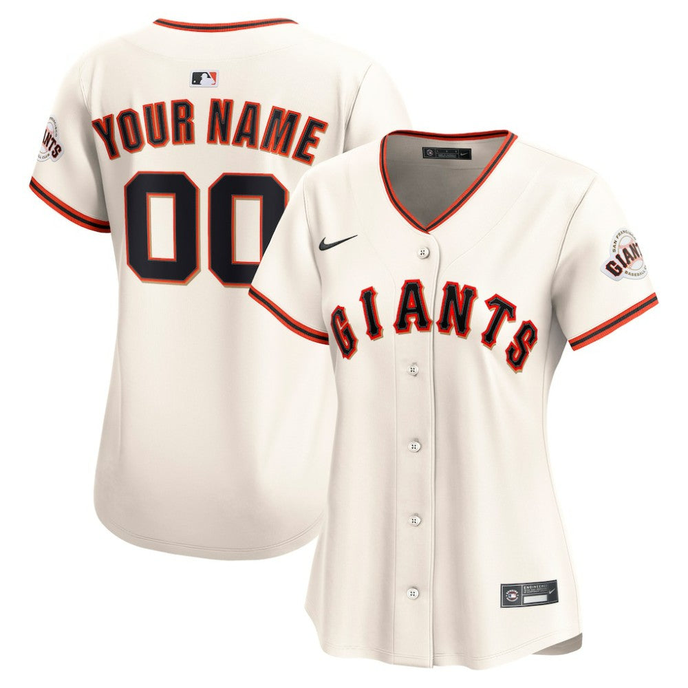 San Francisco Giants Nike Women's Home Limited Custom Jersey Outlet