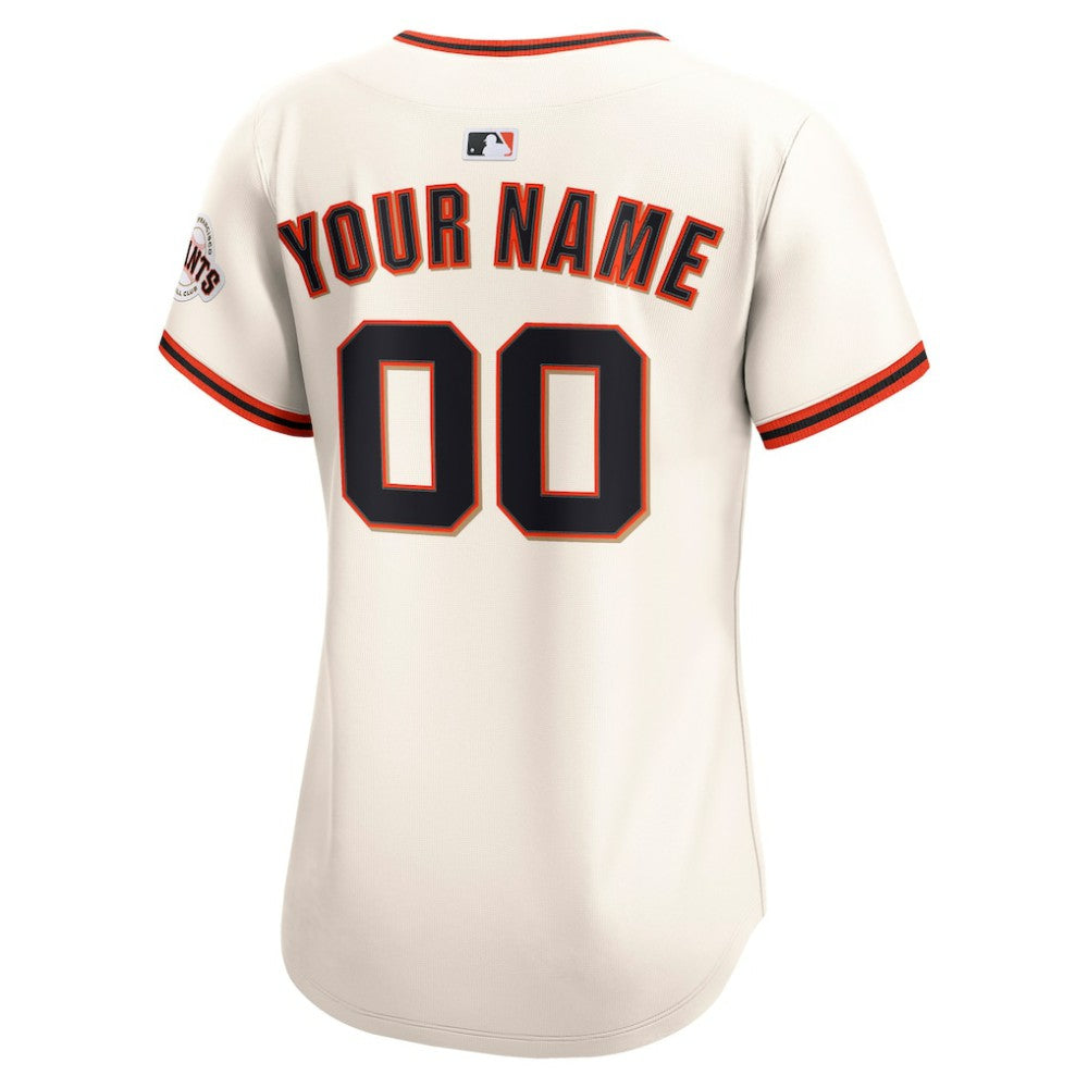 San Francisco Giants Nike Women's Home Limited Custom Jersey Outlet