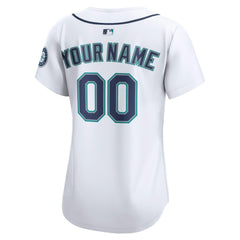 Seattle Mariners Nike Women's Home Limited Custom Jersey Discount