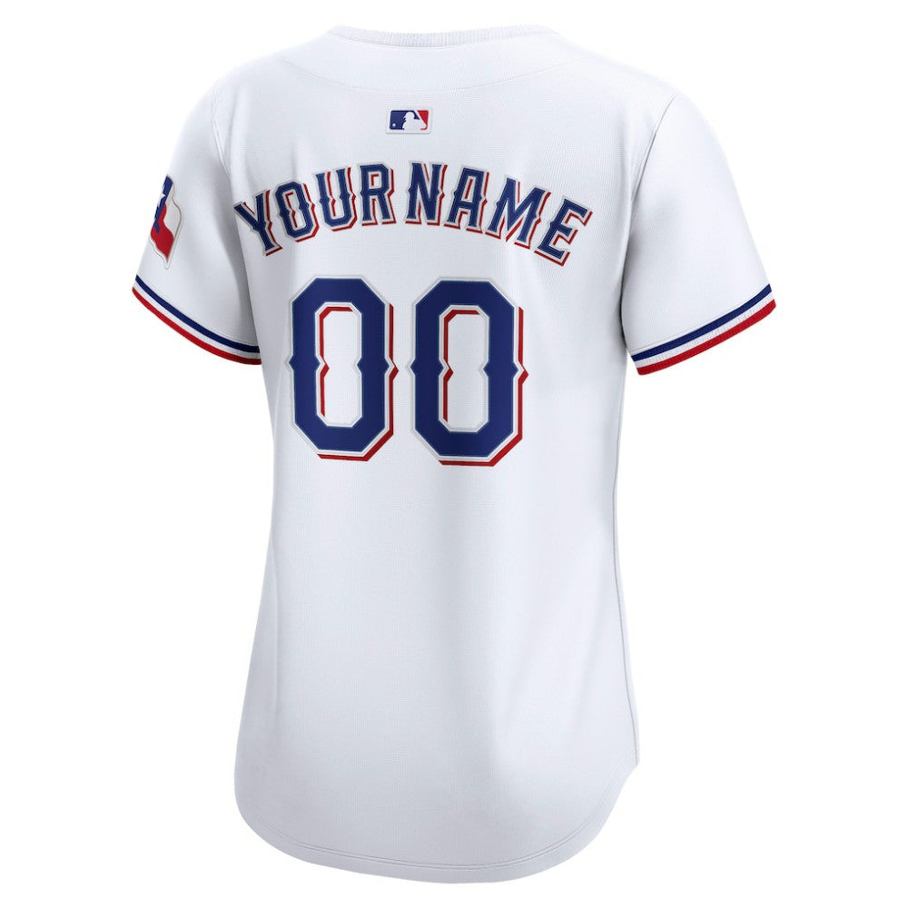 Texas Rangers Nike Women's Home Limited Custom Jersey Online