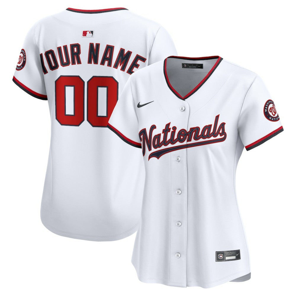 Washington Nationals Nike Women's Home Limited Custom Jersey Online