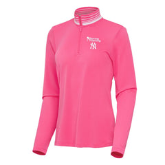 New York Yankees Antigua Women's Spring Training Palmetto Quarter-Zip Top Online