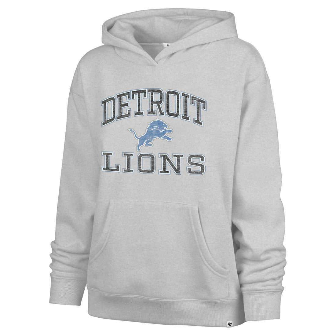 Detroit Lions '47 Women's Clarity Naomi Hoodie - Gray - 47 brand
