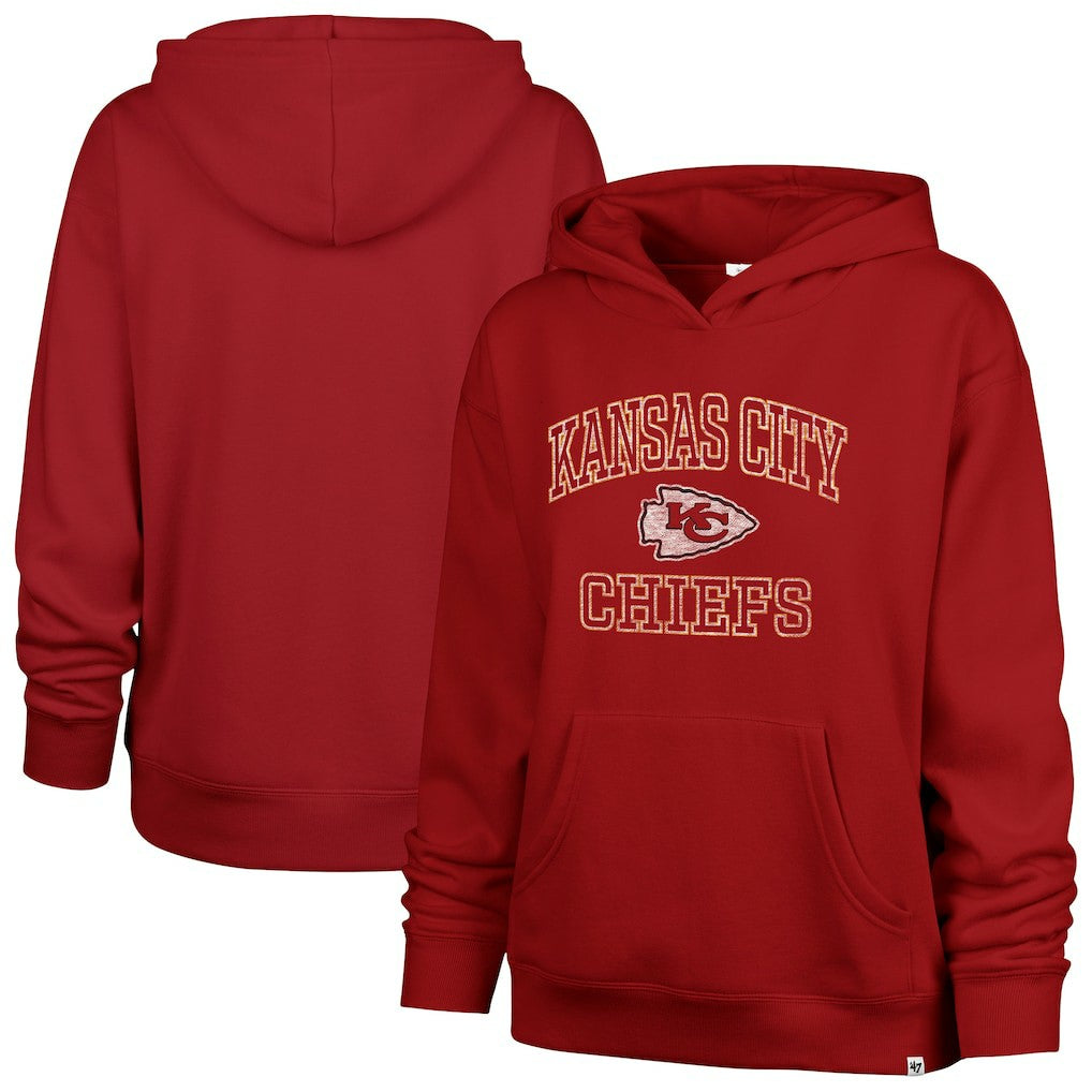 Kansas City Chiefs '47 Women's Clarity Naomi Hoodie - Red - 47 brand