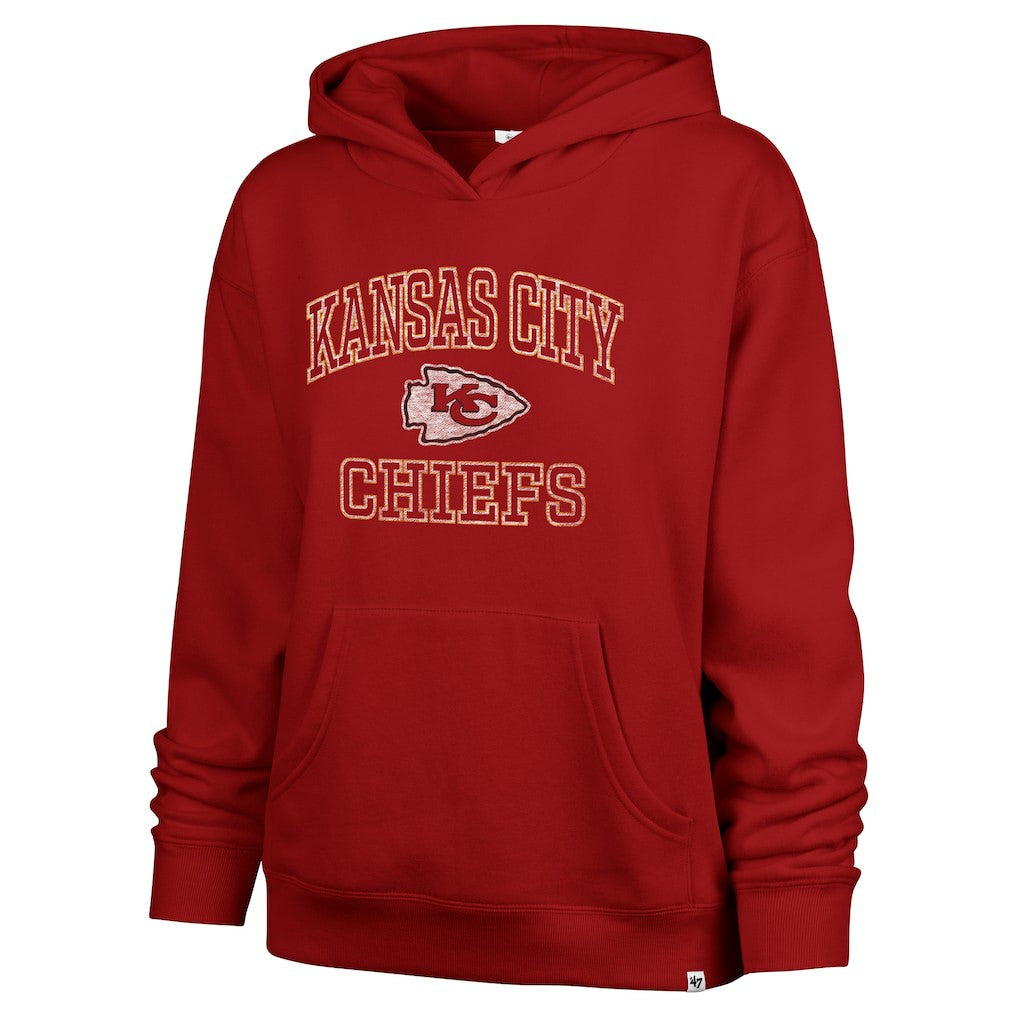 Kansas City Chiefs '47 Women's Clarity Naomi Hoodie - Red - 47 brand