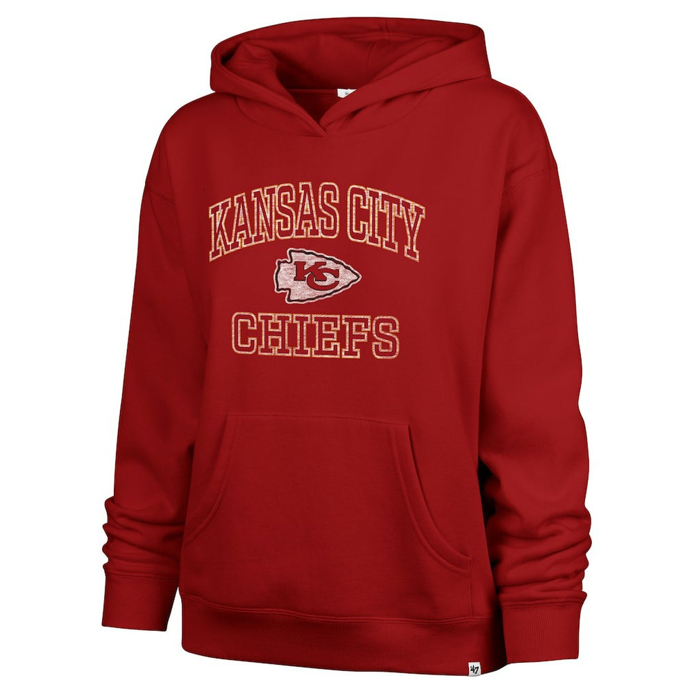 Kansas City Chiefs '47 Women's Clarity Naomi Hoodie - Red - 47 brand