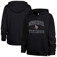 Minnesota Vikings '47 Women's Clarity Naomi Hoodie - Black - 47 brand