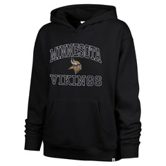 Minnesota Vikings '47 Women's Clarity Naomi Hoodie - Black - 47 brand