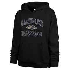 Baltimore Ravens '47 Women's Clarity Naomi Hoodie - Black - 47 brand