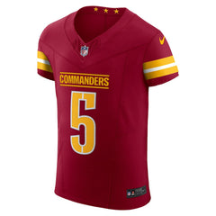 Jayden Daniels Washington Commanders Team Vapor F.U.S.E. Elite Jersey - Burgundy - Nike