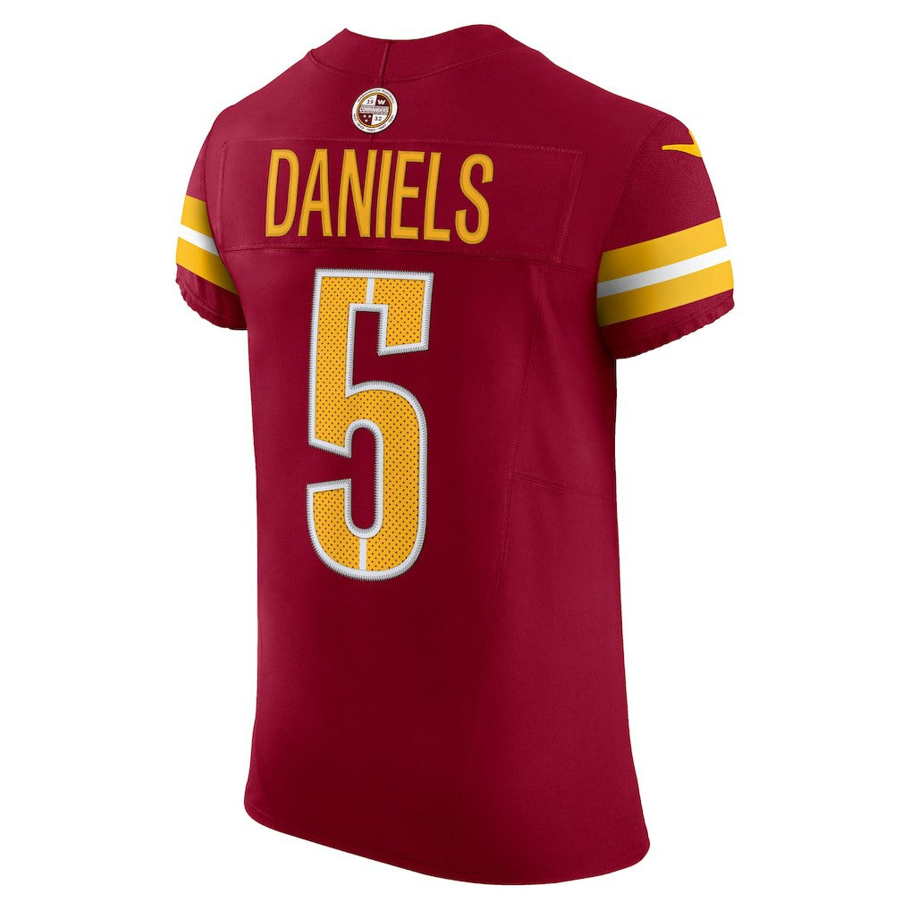 Jayden Daniels Washington Commanders Team Vapor F.U.S.E. Elite Jersey - Burgundy - Nike
