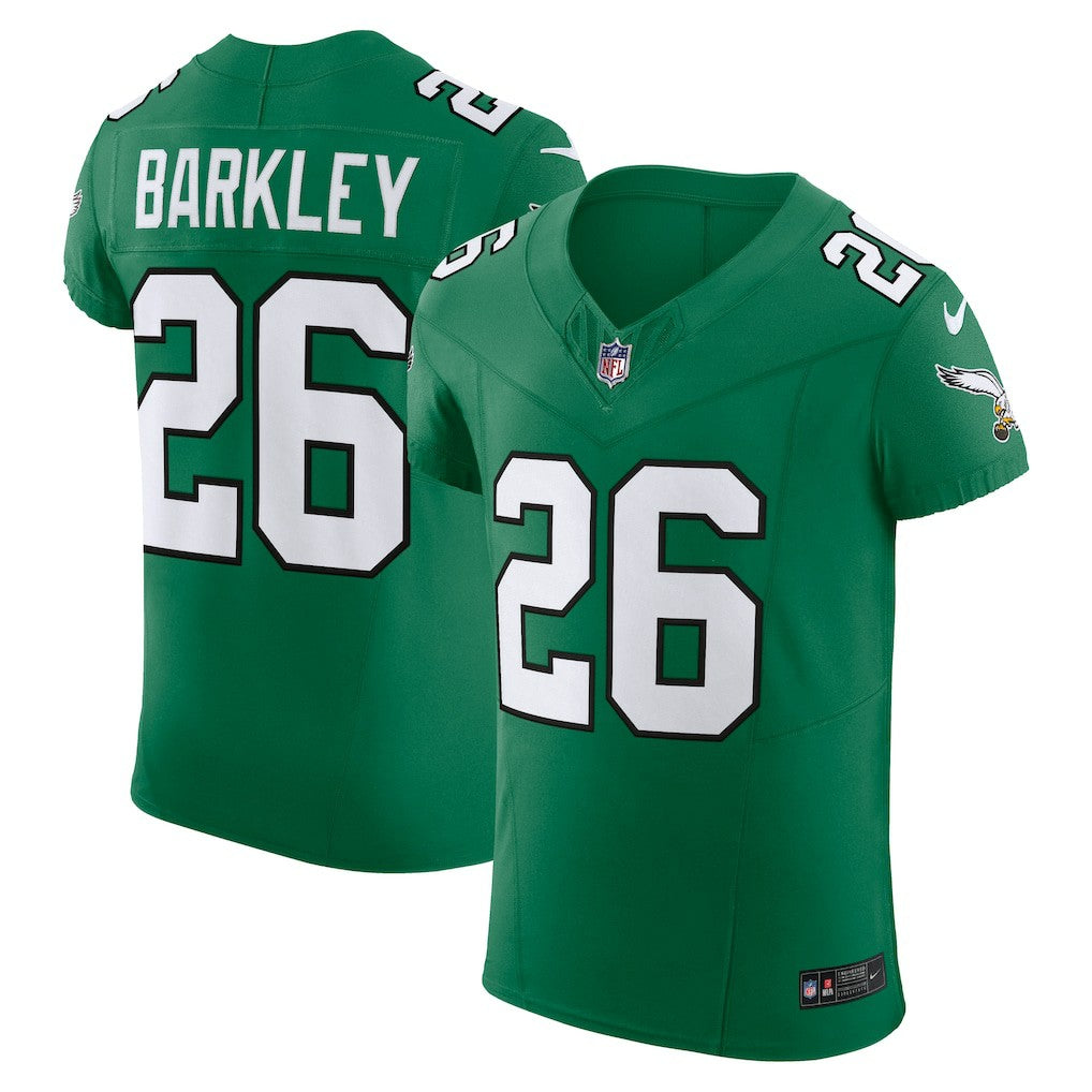 Saquon Barkley Philadelphia Eagles Alternate Vapor F.U.S.E. Elite Jersey - Kelly Green - Nike