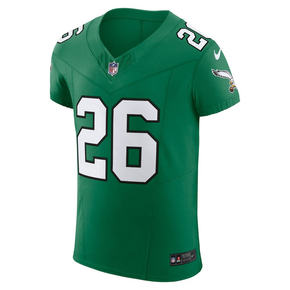 Saquon Barkley Philadelphia Eagles Alternate Vapor F.U.S.E. Elite Jersey - Kelly Green - Nike