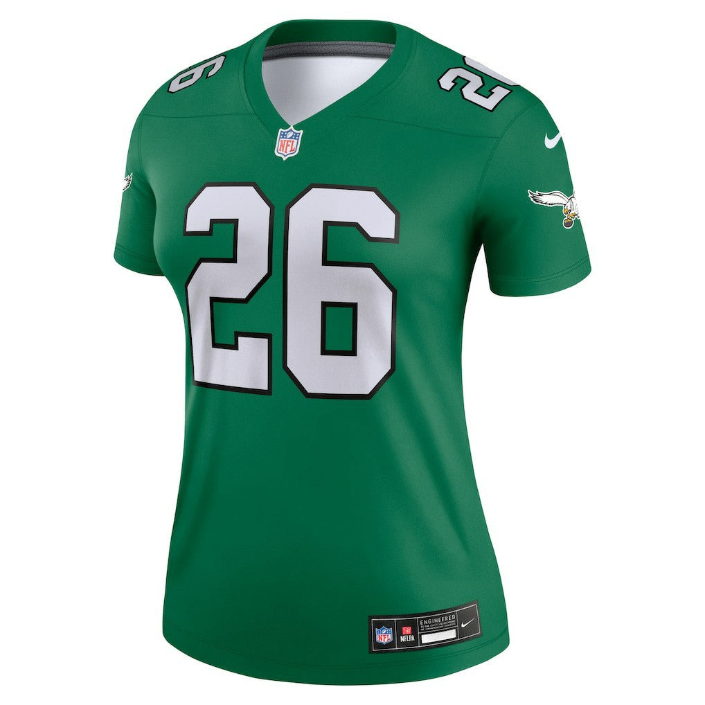 Saquon Barkley Philadelphia Eagles Women's Legend Player Performance Top - Kelly Green - Nike